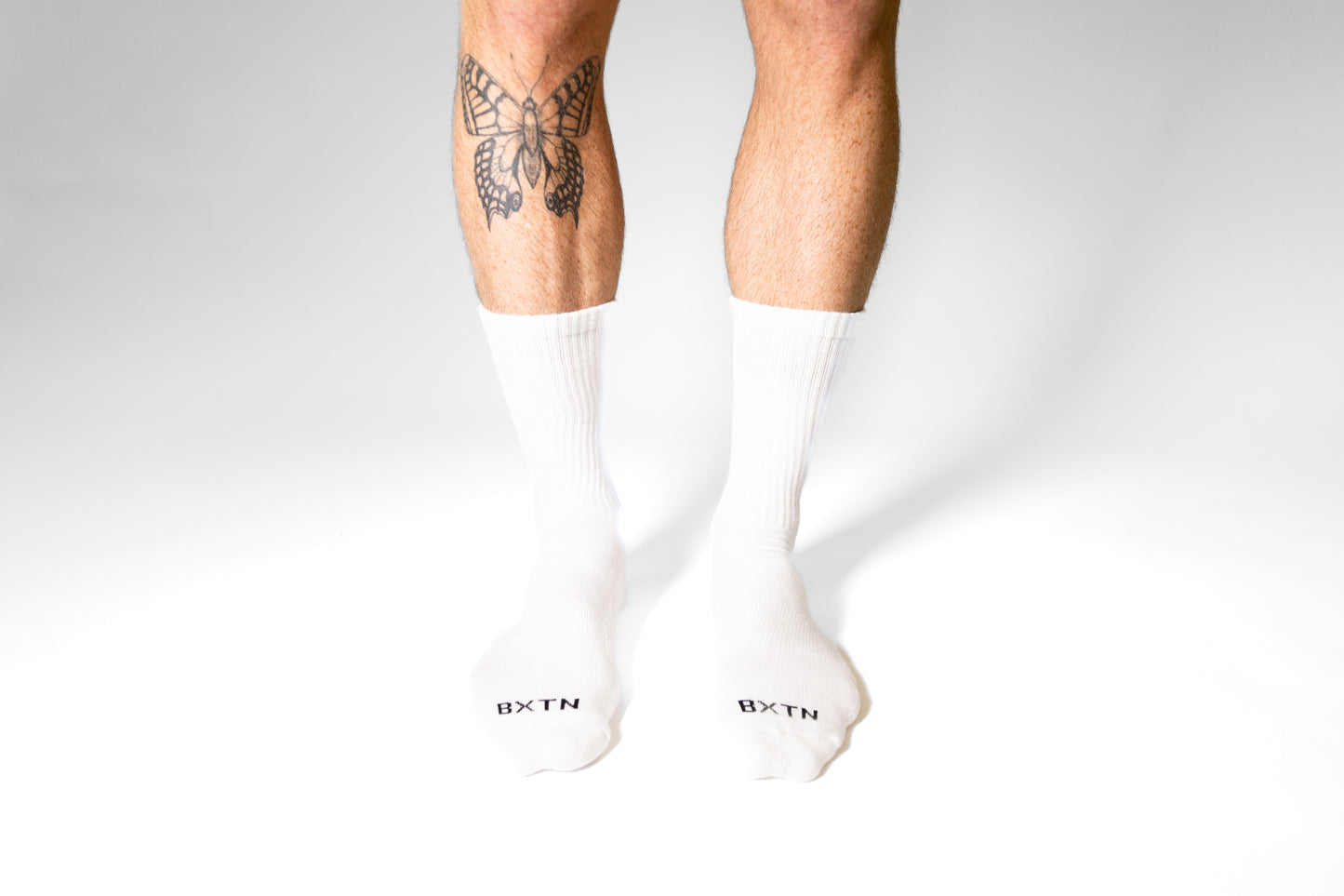 Sportsocken - Bio-Baumwolle, weiß mit 🎋-Logo