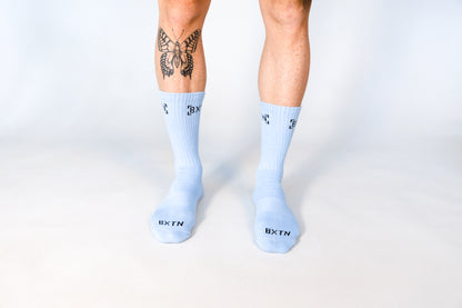 Sportsocken - Bio-Baumwolle, hellblau